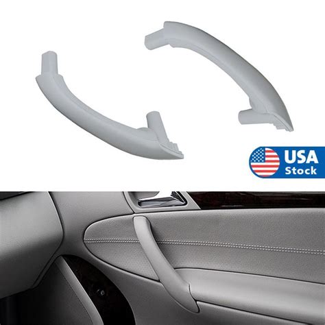 Car Lh Rh Interior Door Pull Handle Grey For Mercedes Benz W C