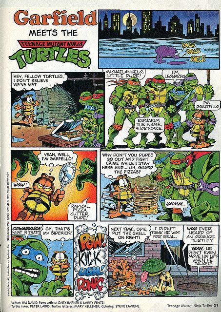 Garfield Meets The Teenage Mutant Ninja Turtles Tmntpedia Fandom