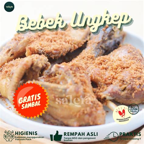 Jual Lauk Praktis Bebek Fresh Ungkep Bumbu Kuning Lembut Vakum Frozen