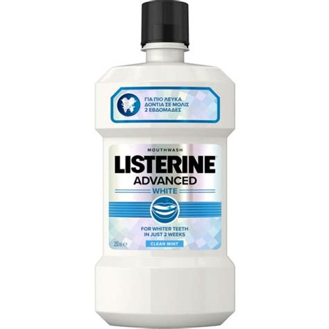 Listerine Rastvor Za Ispiranje Usta Advanced White Ml Eponuda