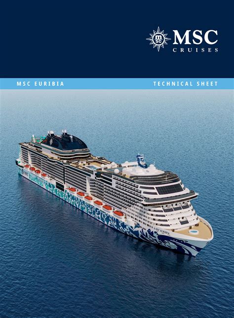 Msc Cruises CA Technical Sheet Msc Euribia By Msc Cruises Issuu