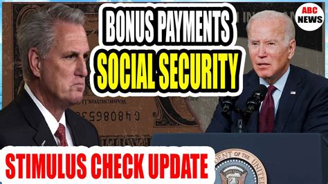 Bonus Payments Social Security Stimulus Check Update Jun