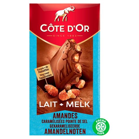 Côte d Or Chocolade Melkchocolade Amandel 180 gr Delhaize