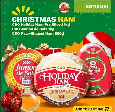 Cdo Holiday Ham Food And Drinks Chilled And Frozen Food On Carousell