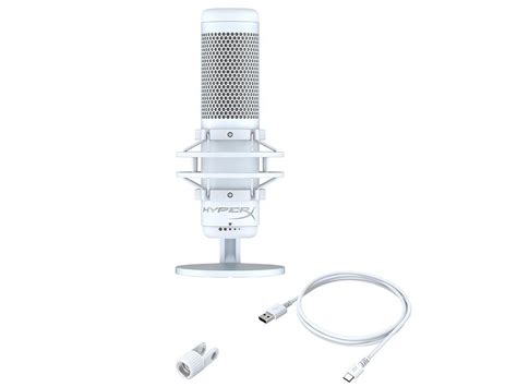 HyperX QuadCast S RGB Multi Polar USB Condenser Microphone White