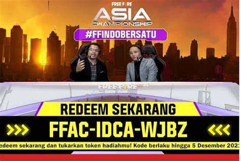 KODE REDEEM FF TERBARU Belum Pernah Digunakan FFAC IDCA WJBZ Untuk 30