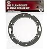 The Clam 2 Piece Toilet Flange Repair Kit Fits 4 Drain Pipe Easy