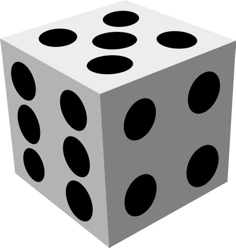 Dice clip art (104967) Free SVG Download / 4 Vector