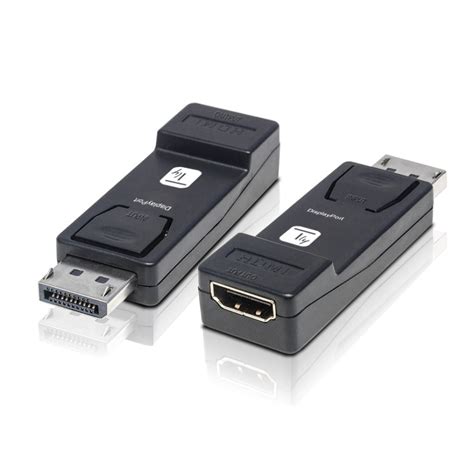 Adattatore Convertitore Da DisplayPort DP 1 2 A HDMI 4K 30Hz Nero