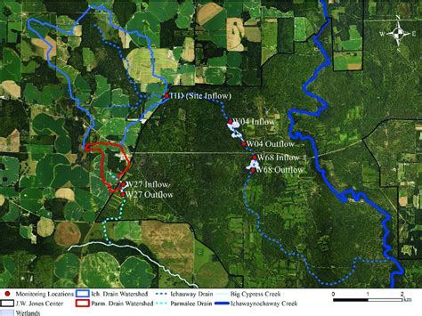 Episodic Stormwater Sampling Site Locations Along Two Flowpaths