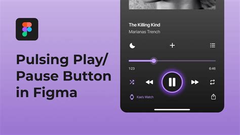 Glowing Pulsing Playpause Button Animation Figma Tutorial Youtube