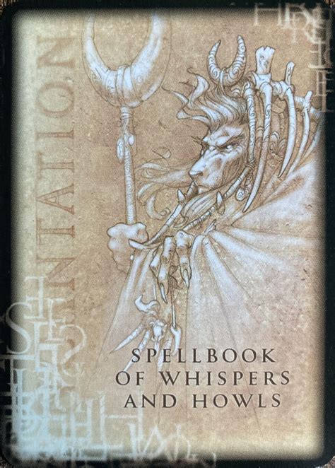 Whispers & Howls Spellbook Cover Card - Confrontation.wiki