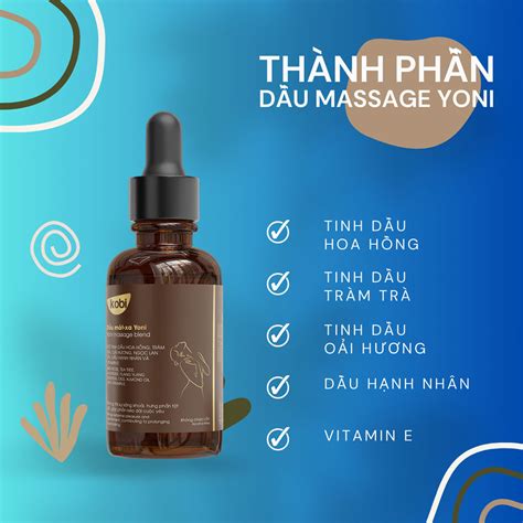 Dầu Massage Yoni Body Kobi Giúp Cải Thiện Cảm Xúc Kéo Dài Cuộc Yêu