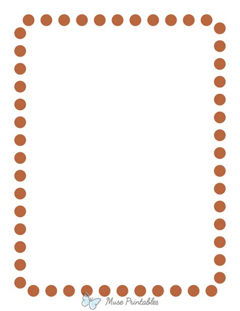 Polka Dot Border Clip Art Page Border And Vector 46 Off