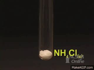 Double Displacement Reaction Of Ammonium Chloride And Sodium Hydroxide