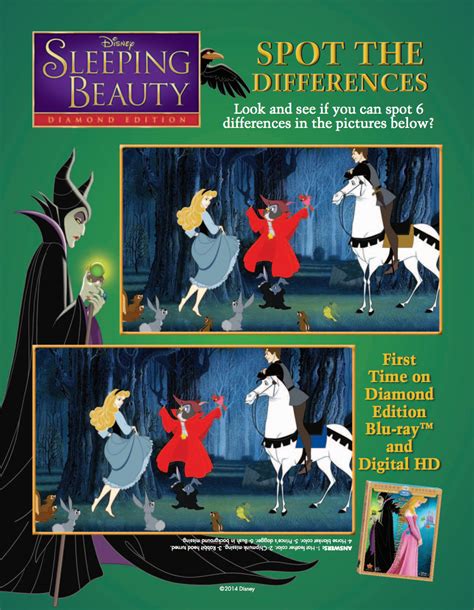 Disney Spot The Difference Printable