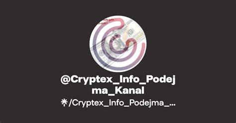 Cryptex Info Podejma Kanal Linktree