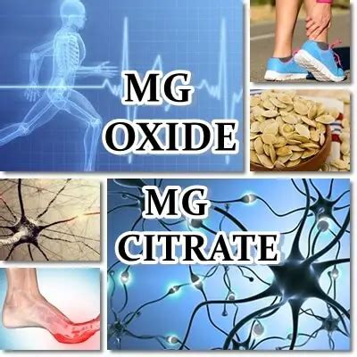 Magnesium Oxide vs Magnesium Citrate - NatureWord