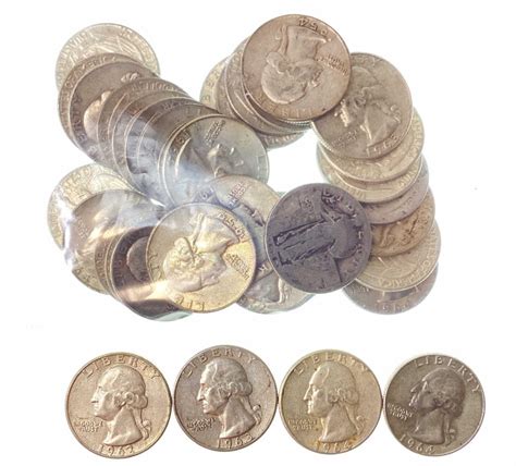 Lot - (40) U.S. Silver Quarters