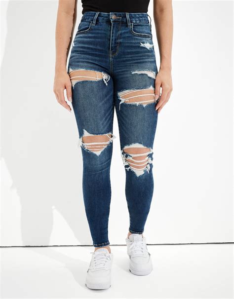 Ae Next Level Ripped Curvy High Waisted Jegging