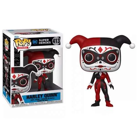 Funko Dia De Los Dc Pop Heroes Harley Quinn Exclusive Vinyl Figure 436