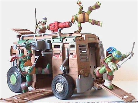 TMNT Teenage Mutant Ninja Turtle Nickelodeon Shellraiser Turtle Van