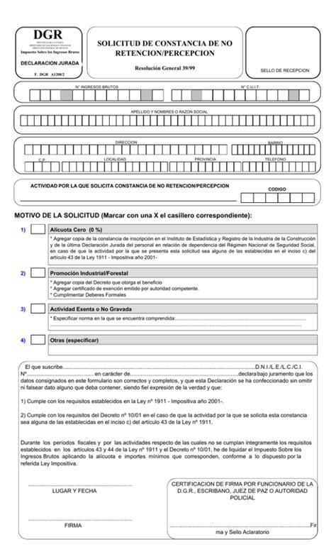 Constancia De No Retencion Ganancias Image To U