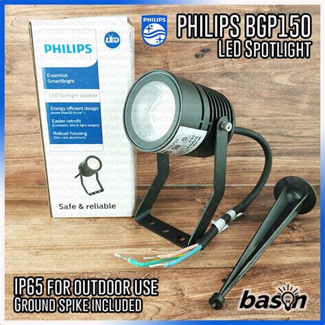 Jual Philips Bgp W Essential Smartbright Led Spotlight Outdoor