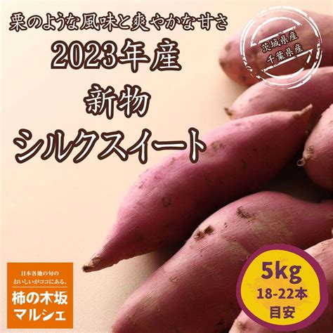 さつまいも 令和5年産 新物 シルクスイート 茨城県産 千葉県産 A品mサイズ 5kg 柿の木坂マルシェ メルカリ