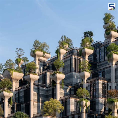 The ‘1000 Trees Building In Shanghai China Features Breathtaking