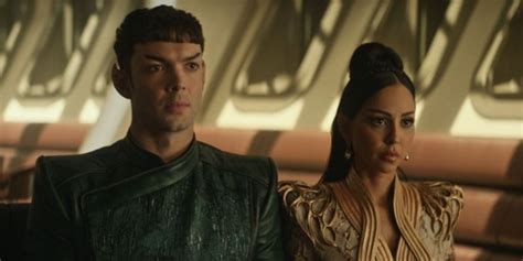 Star Trek Strange New Worlds Star Details T Pring And Spock S Breakup