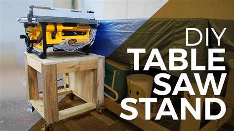 How To Make A Tablesaw Stand Youtube