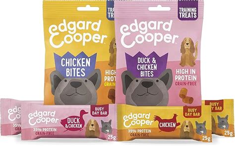 Edgard And Cooper Dog Treats Training Bites And Energy Bars 6 Pack