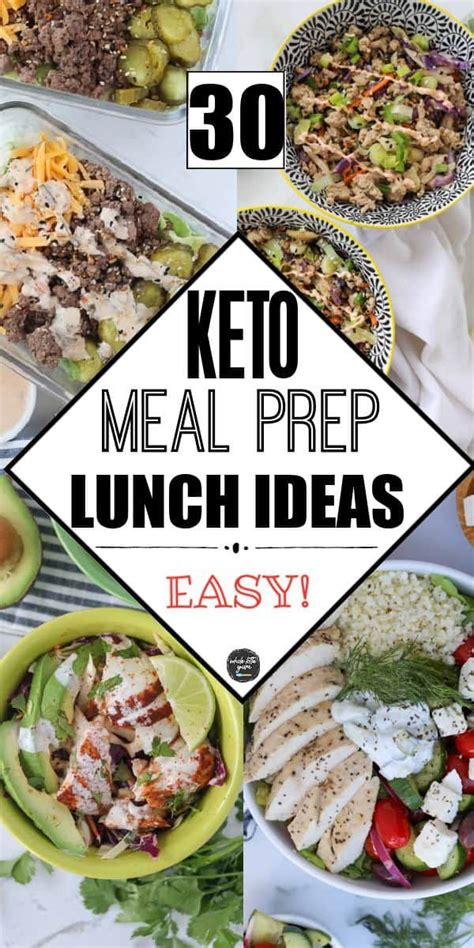 Keto Meal Prep Lunch Ideas That Make For Easy Keto Meals For Beginners Low Carb Lunch Low Carb