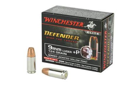 Winchester Ammunition Defender 9MM P 124 Grain PDX1 Bonded