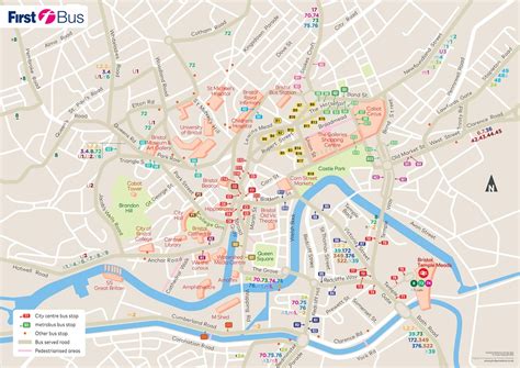 Bristol City Centre map | First Bus WE&W News