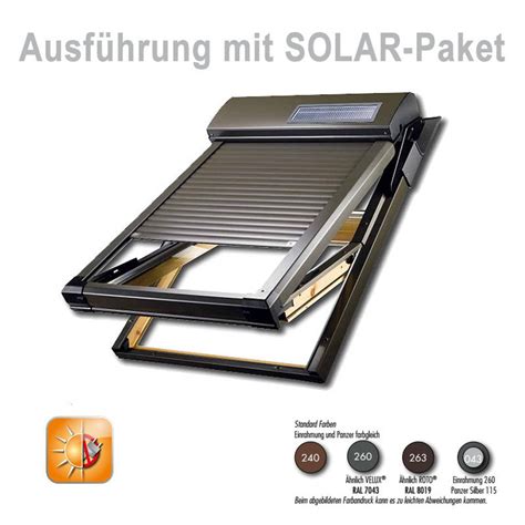 Dachfensterrollladen Atix A Mit Solar Velux Ggl Moderne Rollladen