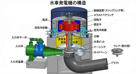 水力発電所の設備構成 ~機械設備編~｜Takebayashi