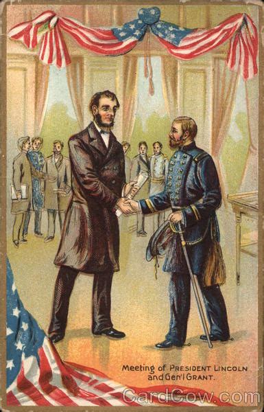 Meeting Of President Lincoln And General Grant Presidents