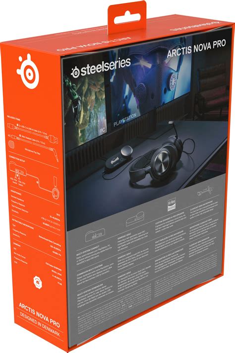 Steelseries Arctis Nova Pro Wired Multi Gaming Headset For Pc Ps5 Ps4 Switch Black 61527