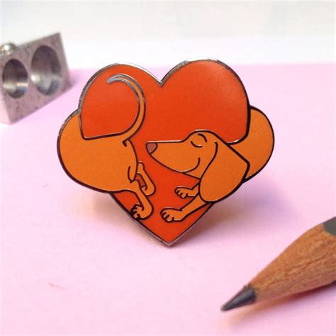 Are You Interested In Our Enamel Pin Badge With Our Dachshund Pin