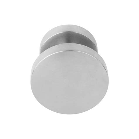 Bouton de porte fixe inox brossé LB701V IN