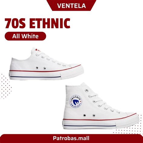 Jual Ventela S Ethnic Low High All White Original Sepatu Ventela