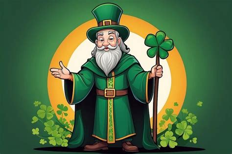 Dise O De Dibujos Animados De La Ilustraci N Irlandesa De San Patricio