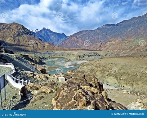 Meeting Point Of The Highest Mountain Ranges Karakoram Hindukush