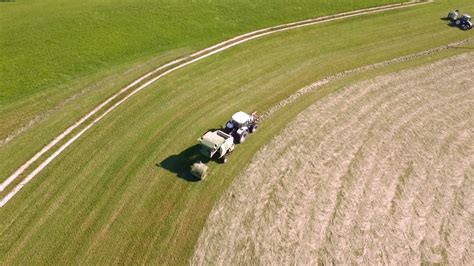 Silage Bales And Hay 3rd Cut Of Grass On A Small Dairy Farm Youtube