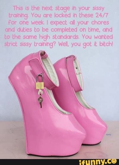 This Is The Next Stage In Your Sissy Training You Are Locked In These For One Week I Expect