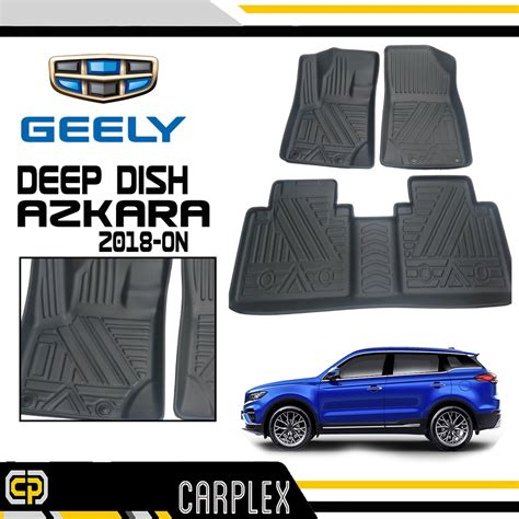 Carplex Geely Azkarra D Deep Dish And Trunk Tray Car Matting