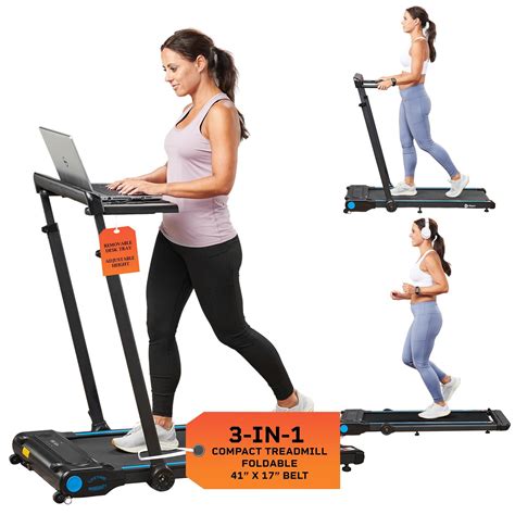 Lifepro Treadmill with Desk 3-in-1 Foldable Walking Pad Portable Small