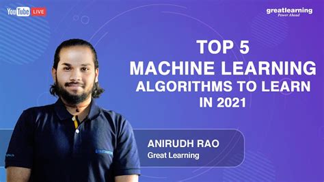 Top 5 Machine Learning Algorithms To Learn In 2021 Machine Learning